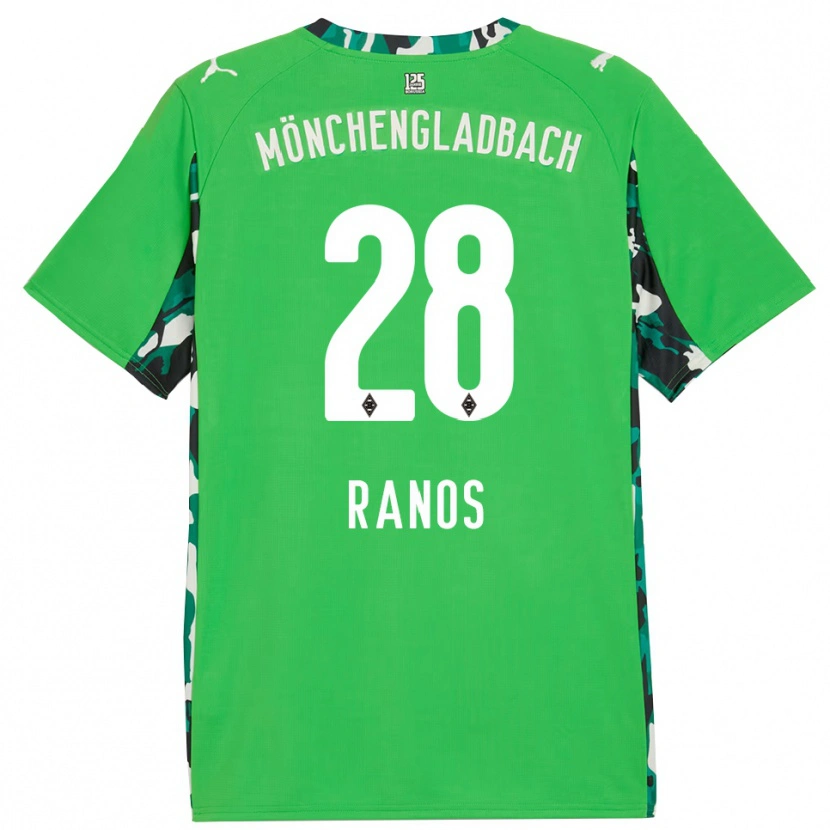 Danxen Dámské Grant-Leon Ranos #28 Zelená Černá Daleko Hráčské Dresy 2025/26 Dres