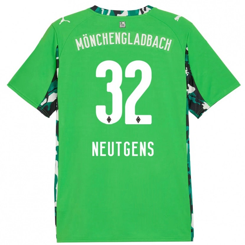 Danxen Dámské Maximilian Neutgens #32 Zelená Černá Daleko Hráčské Dresy 2025/26 Dres