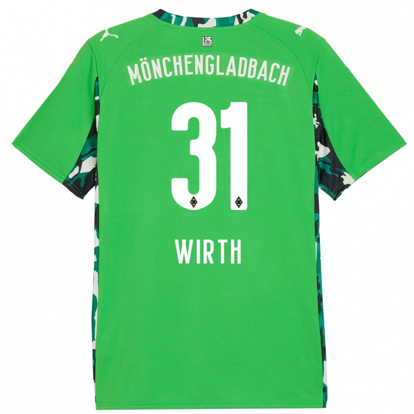 Danxen Dámské Linus Wirth #31 Zelená Černá Daleko Hráčské Dresy 2025/26 Dres