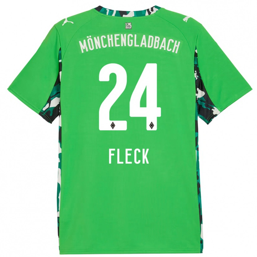 Danxen Dámské Fritz Fleck #24 Zelená Černá Daleko Hráčské Dresy 2025/26 Dres