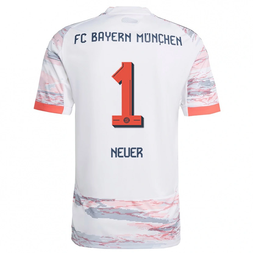 Danxen Dámské Manuel Neuer #1 Bílá Šedá Daleko Hráčské Dresy 2025/26 Dres