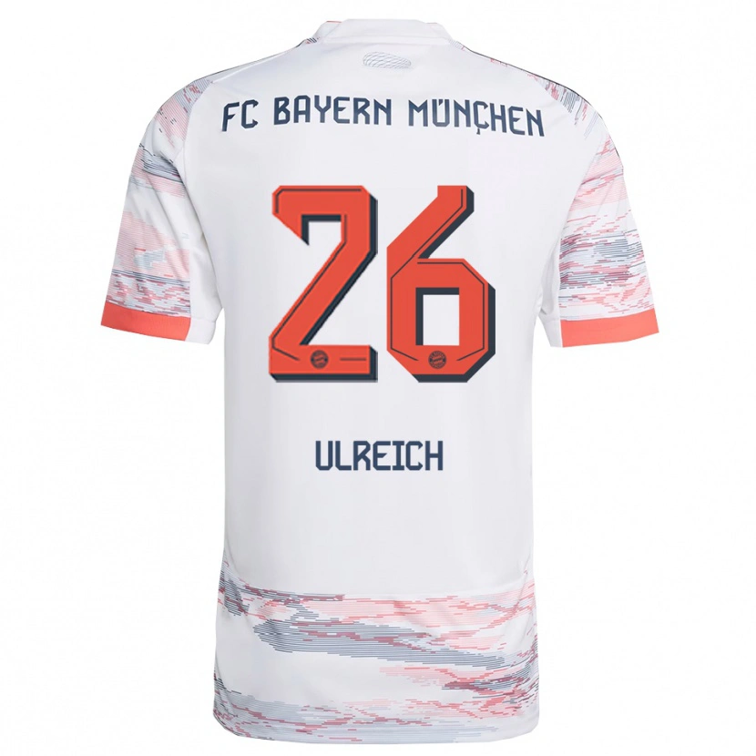 Danxen Dámské Sven Ulreich #26 Bílá Šedá Daleko Hráčské Dresy 2025/26 Dres
