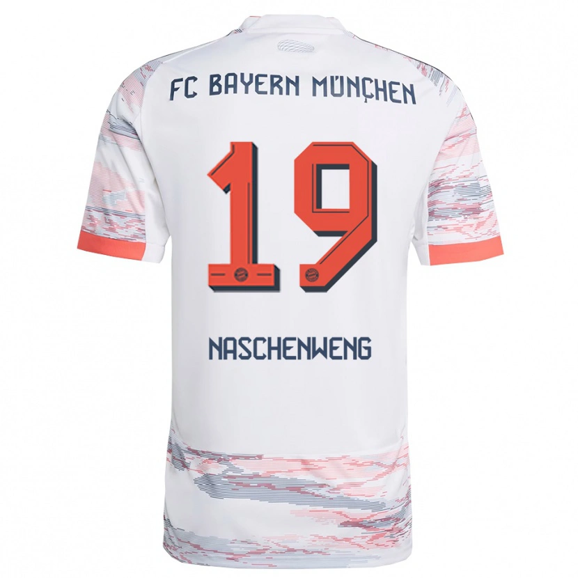 Danxen Dámské Katharina Naschenweng #19 Bílá Šedá Daleko Hráčské Dresy 2025/26 Dres