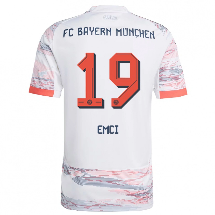 Danxen Dámské Ben Emci #19 Bílá Šedá Daleko Hráčské Dresy 2025/26 Dres