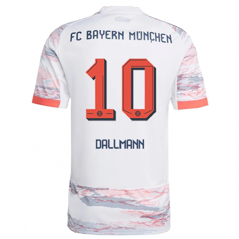 Danxen Dámské Linda Dallmann #10 Bílá Šedá Daleko Hráčské Dresy 2025/26 Dres