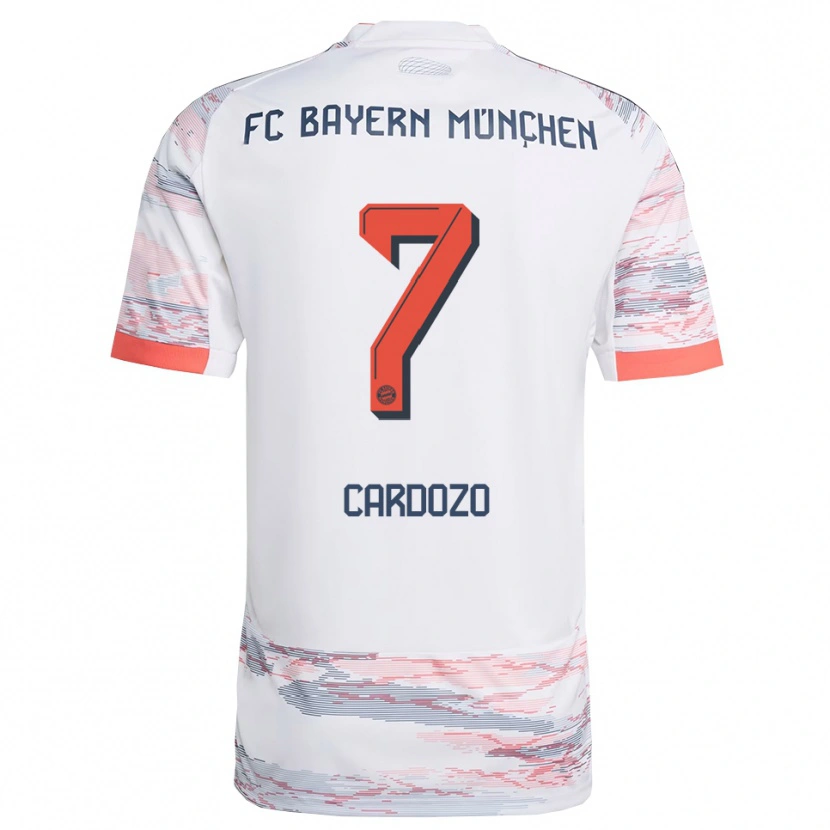 Danxen Dámské Maycon Cardozo #7 Bílá Šedá Daleko Hráčské Dresy 2025/26 Dres