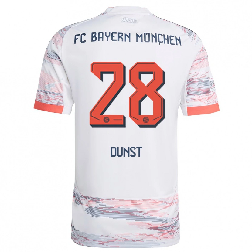 Danxen Dámské Barbara Dunst #28 Bílá Šedá Daleko Hráčské Dresy 2025/26 Dres