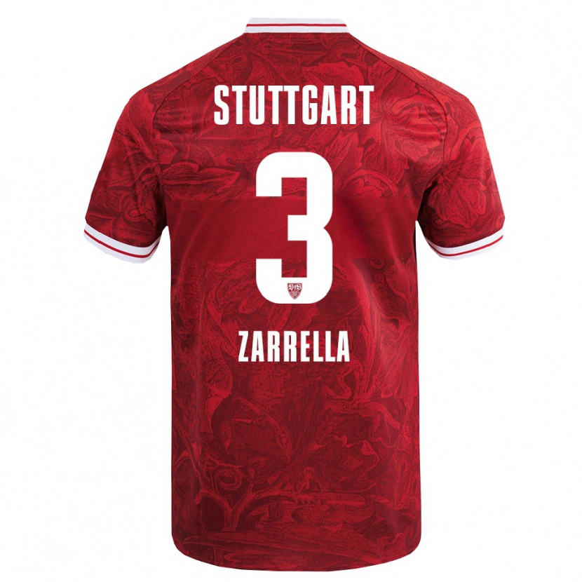 Danxen Dámské Gabriel Zarrella #3 Červená Černá Daleko Hráčské Dresy 2025/26 Dres