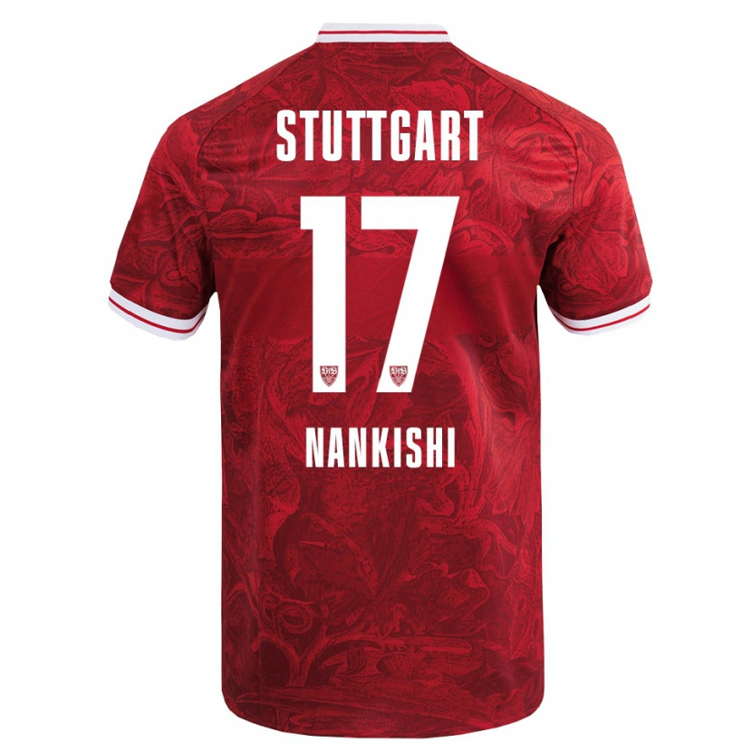 Danxen Dámské Abdenego Nankishi #17 Červená Černá Daleko Hráčské Dresy 2025/26 Dres