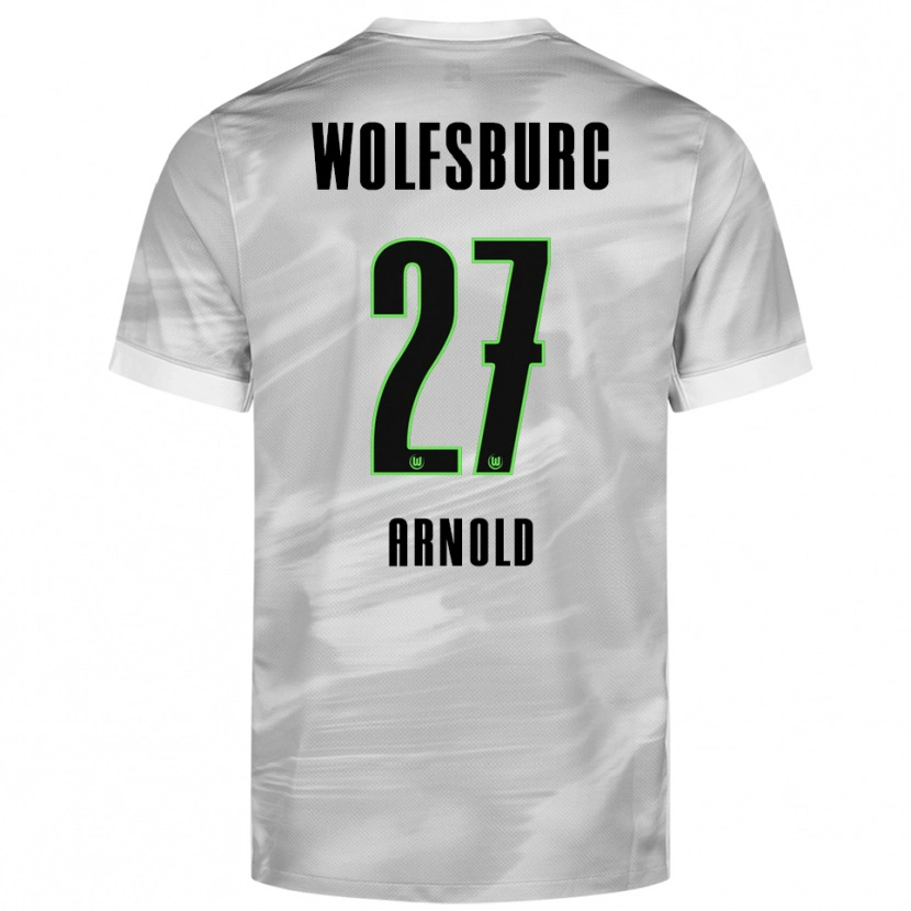 Danxen Dámské Maximilian Arnold #27 Šedá Bílá Daleko Hráčské Dresy 2025/26 Dres