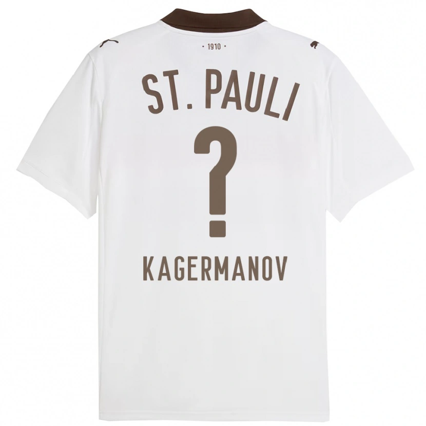 Danxen Dámské Muslim Kagermanov #0 Bílá Červená Daleko Hráčské Dresy 2025/26 Dres