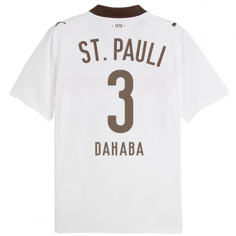 Danxen Dámské Muhammad Dahaba #3 Bílá Červená Daleko Hráčské Dresy 2025/26 Dres