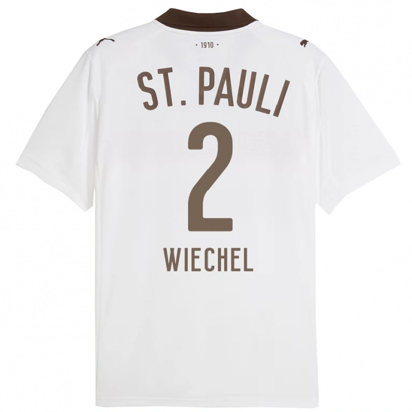 Danxen Dámské Jan Wiechel #2 Bílá Červená Daleko Hráčské Dresy 2025/26 Dres