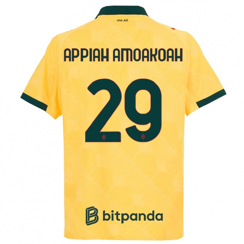 Danxen Dámské Karen Appiah Amoakoah #29 Žlutá Černá Třetí Hráčské Dresy 2025/26 Dres