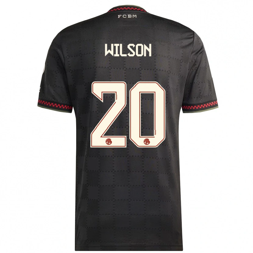 Danxen Dámské Oluwaseyi Wilson #20 Černá Bílá Třetí Hráčské Dresy 2025/26 Dres