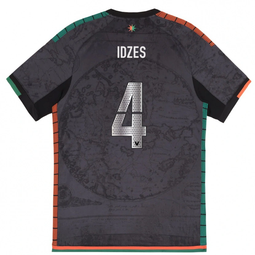 Danxen Dětské Jay Idzes #4 Tmavě Šedá Domů Hráčské Dresy 2025/26 Dres
