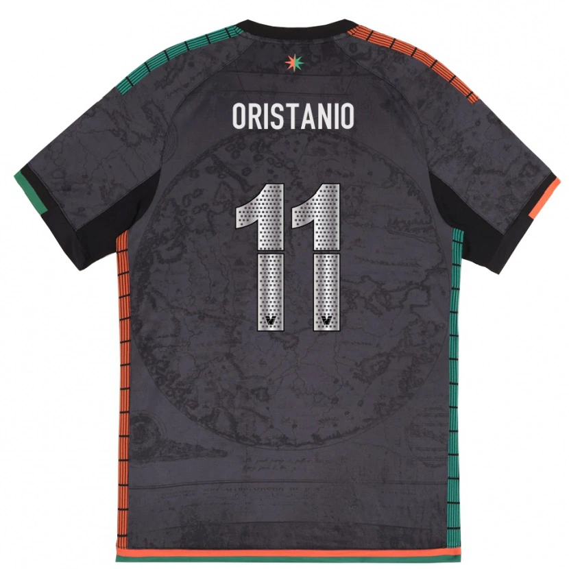 Danxen Dětské Gaetano Oristanio #11 Tmavě Šedá Domů Hráčské Dresy 2025/26 Dres