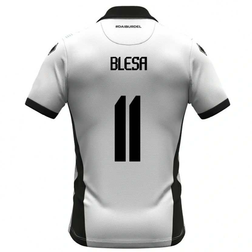 Danxen Dětské Jalen Blesa #11 Bíločerno-Oranžová Domů Hráčské Dresy 2025/26 Dres