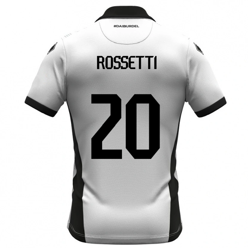 Danxen Dětské Maurizio Rossetti #20 Bíločerno-Oranžová Domů Hráčské Dresy 2025/26 Dres