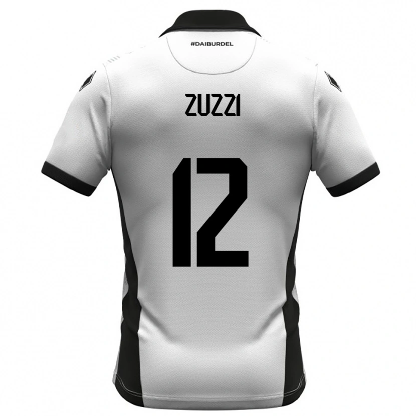 Danxen Dětské Riccardo Zuzzi #12 Bíločerno-Oranžová Domů Hráčské Dresy 2025/26 Dres