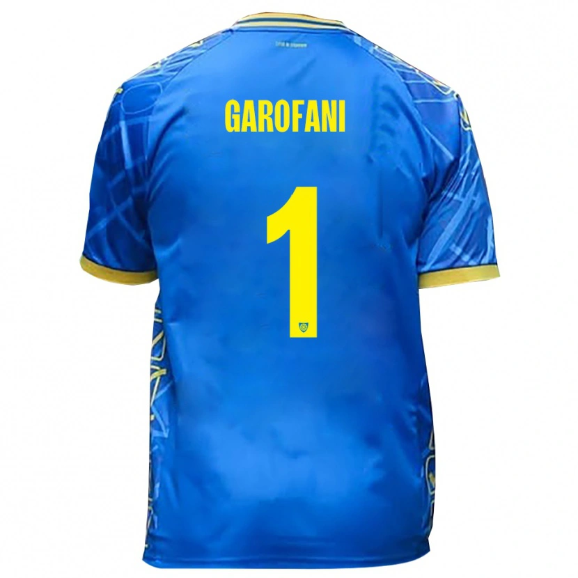 Danxen Dětské Giovanni Garofani #1 Nebeská Modrá Žlutá Domů Hráčské Dresy 2025/26 Dres