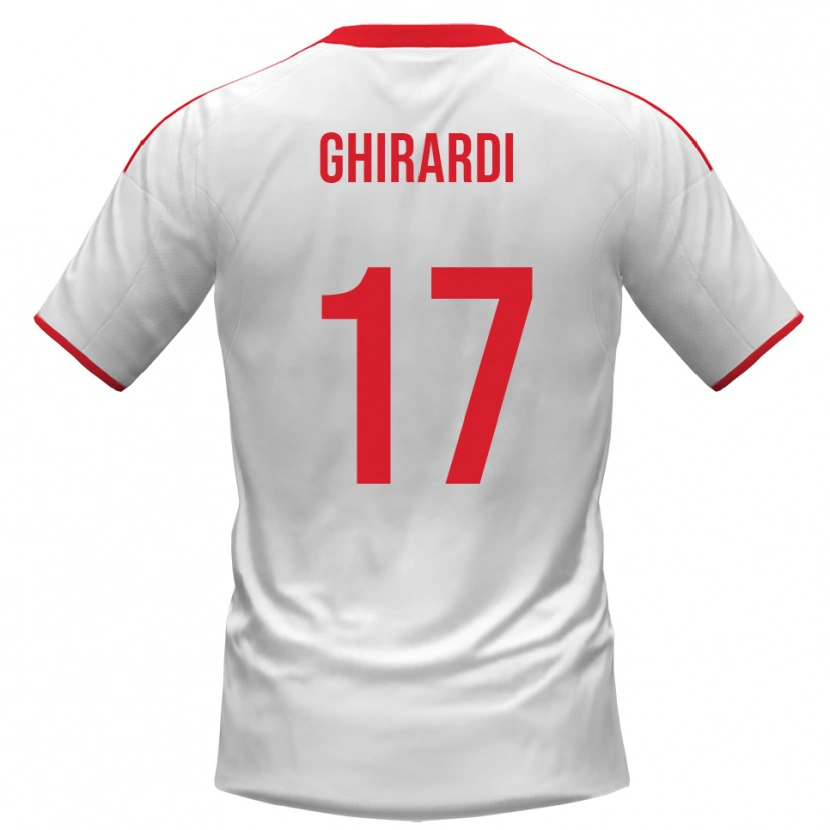 Danxen Dětské Andrea Ghirardi #17 Bíločervená Domů Hráčské Dresy 2025/26 Dres
