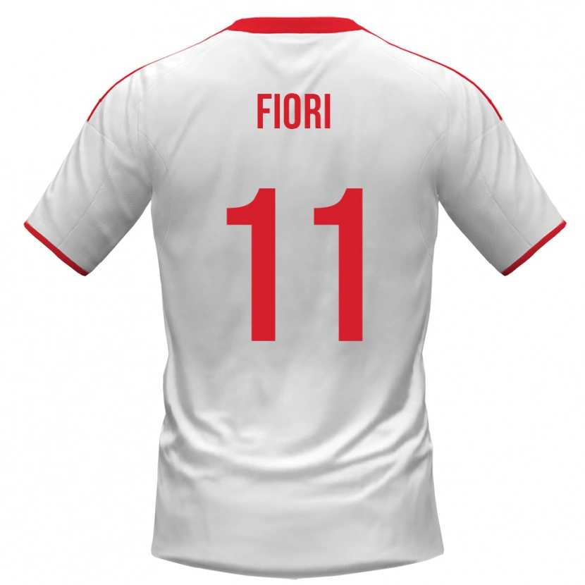 Danxen Dětské Antonio Fiori #11 Bíločervená Domů Hráčské Dresy 2025/26 Dres