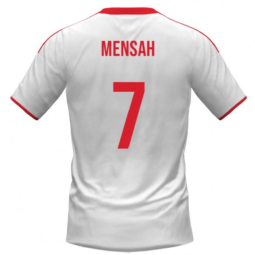 Danxen Dětské Davis Mensah #7 Bíločervená Domů Hráčské Dresy 2025/26 Dres