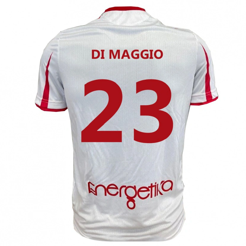 Danxen Dětské Luca Di Maggio #23 Bíločervená Domů Hráčské Dresy 2025/26 Dres