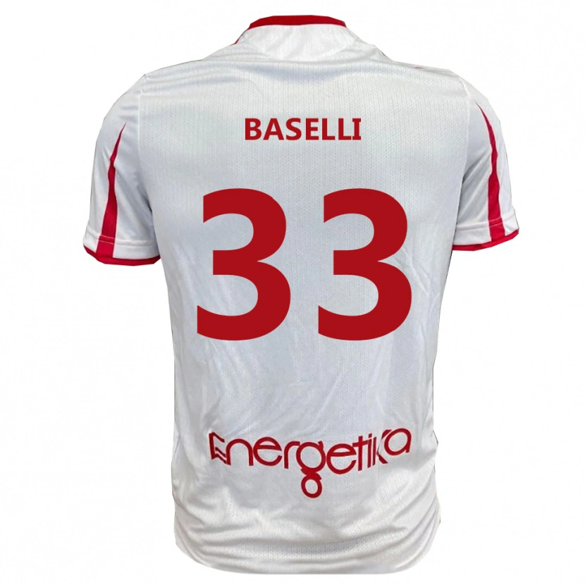 Danxen Dětské Daniele Baselli #33 Bíločervená Domů Hráčské Dresy 2025/26 Dres