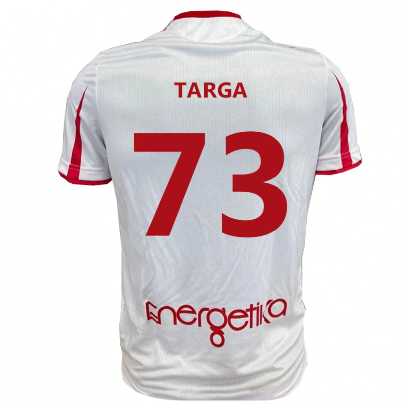 Danxen Dětské Alberto Targa #73 Bíločervená Domů Hráčské Dresy 2025/26 Dres