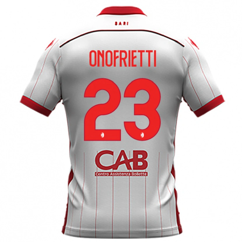 Danxen Dětské Vincenzo Onofrietti #23 Bíločervená Domů Hráčské Dresy 2025/26 Dres