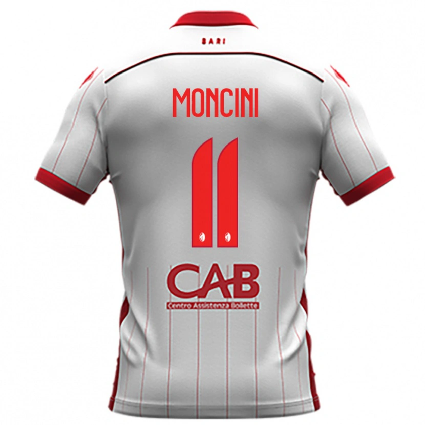 Danxen Dětské Gabriele Moncini #11 Bíločervená Domů Hráčské Dresy 2025/26 Dres