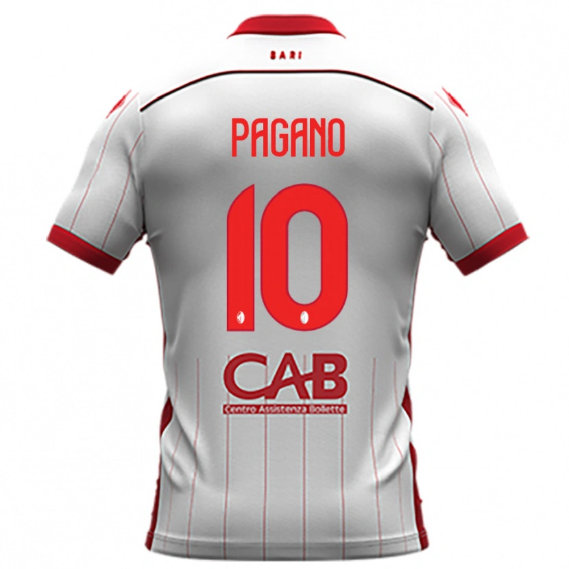 Danxen Dětské Riccardo Pagano #10 Bíločervená Domů Hráčské Dresy 2025/26 Dres