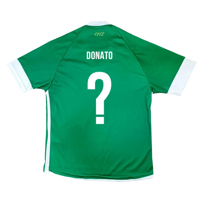 Danxen Dětské Domenico Pio Donato #0 Zeleno-Bílá Domů Hráčské Dresy 2025/26 Dres