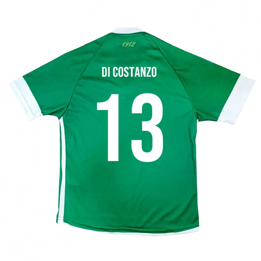 Danxen Dětské Raffaele Maria Di Costanzo #13 Zeleno-Bílá Domů Hráčské Dresy 2025/26 Dres