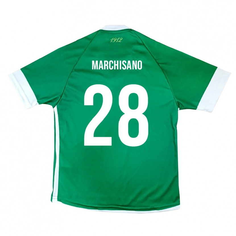 Danxen Dětské Matteo Marchisano #28 Zeleno-Bílá Domů Hráčské Dresy 2025/26 Dres