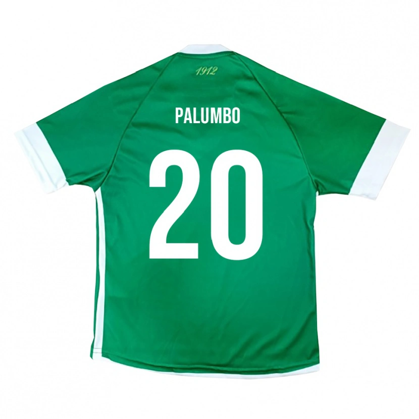 Danxen Dětské Martin Palumbo #20 Zeleno-Bílá Domů Hráčské Dresy 2025/26 Dres