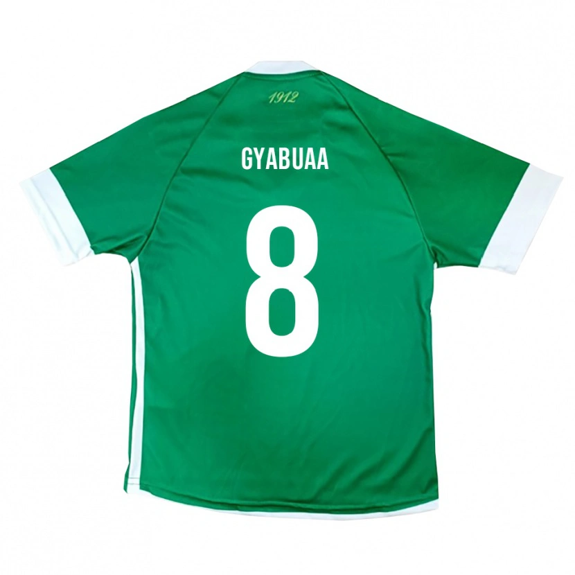 Danxen Dětské Emmanuel Gyabuaa #8 Zeleno-Bílá Domů Hráčské Dresy 2025/26 Dres