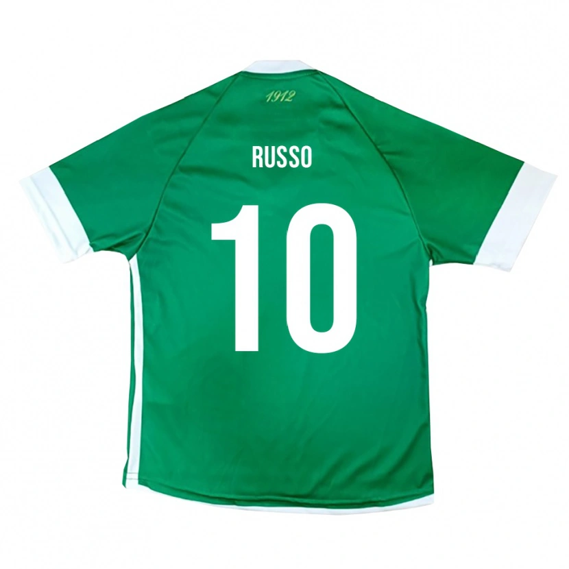 Danxen Dětské Raffaele Russo #10 Zeleno-Bílá Domů Hráčské Dresy 2025/26 Dres