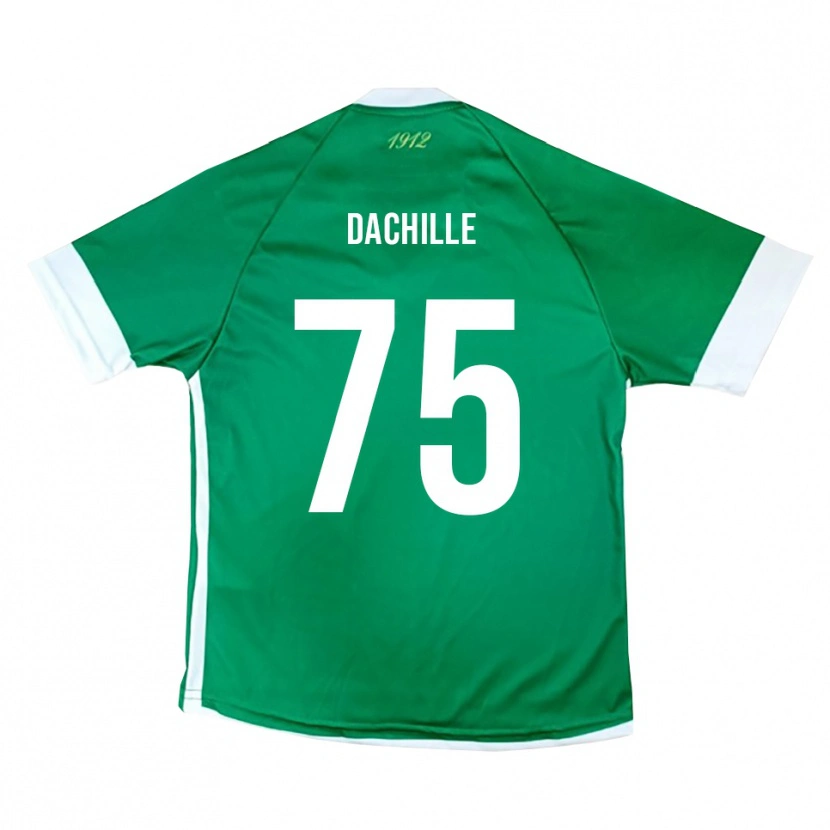 Danxen Dětské Domenico Dachille #75 Zeleno-Bílá Domů Hráčské Dresy 2025/26 Dres
