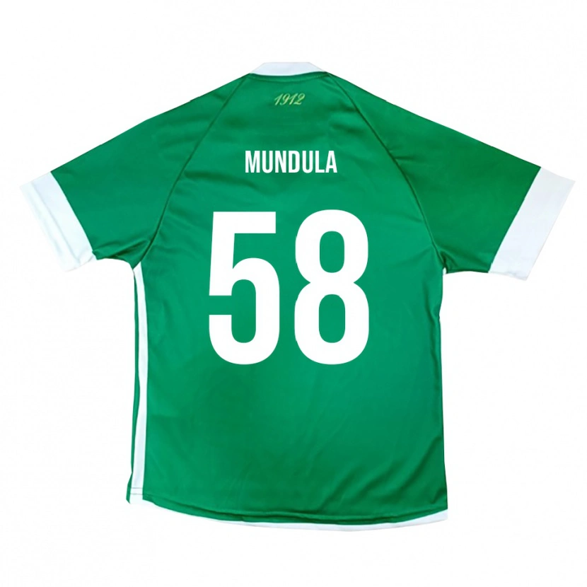 Danxen Dětské Ciro Mundula #58 Zeleno-Bílá Domů Hráčské Dresy 2025/26 Dres