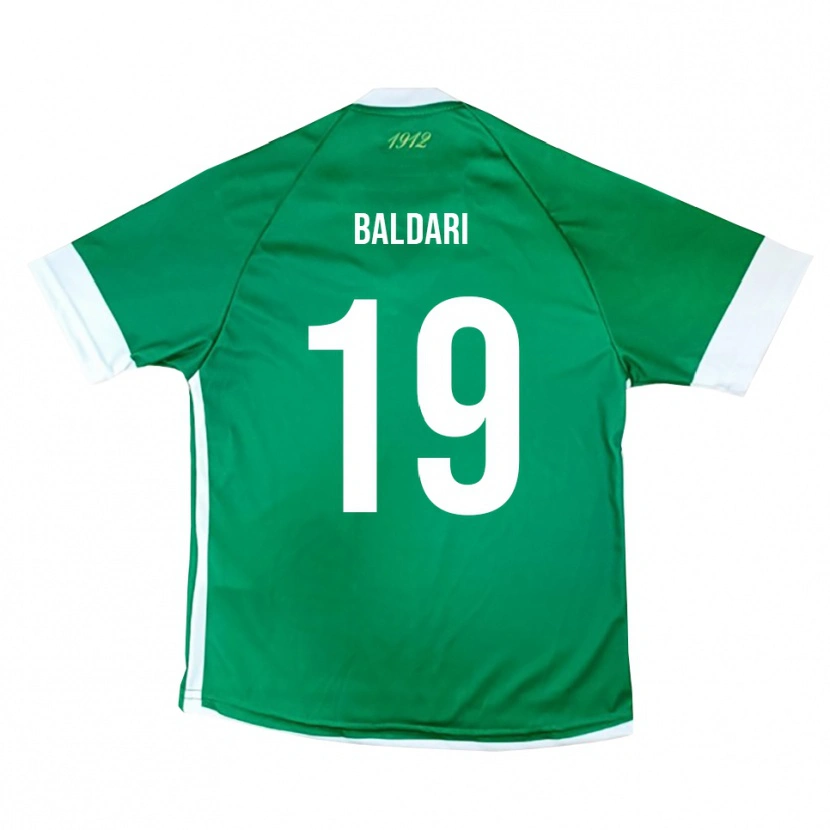 Danxen Dětské Gabriele Baldari #19 Zeleno-Bílá Domů Hráčské Dresy 2025/26 Dres