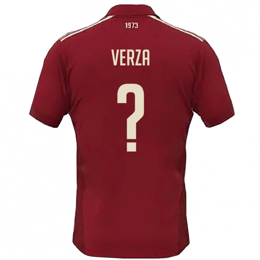 Danxen Dětské Leonardo Verza #0 Vínová Bílá Domů Hráčské Dresy 2025/26 Dres