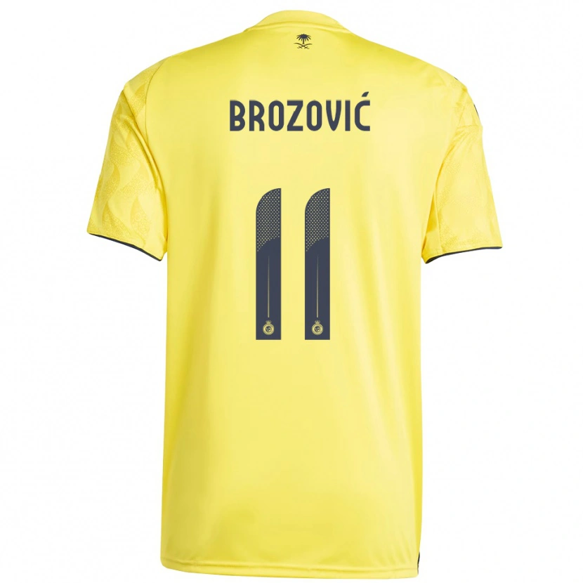 Danxen Dětské Marcelo Brozović #11 Žlutočerná Domů Hráčské Dresy 2025/26 Dres