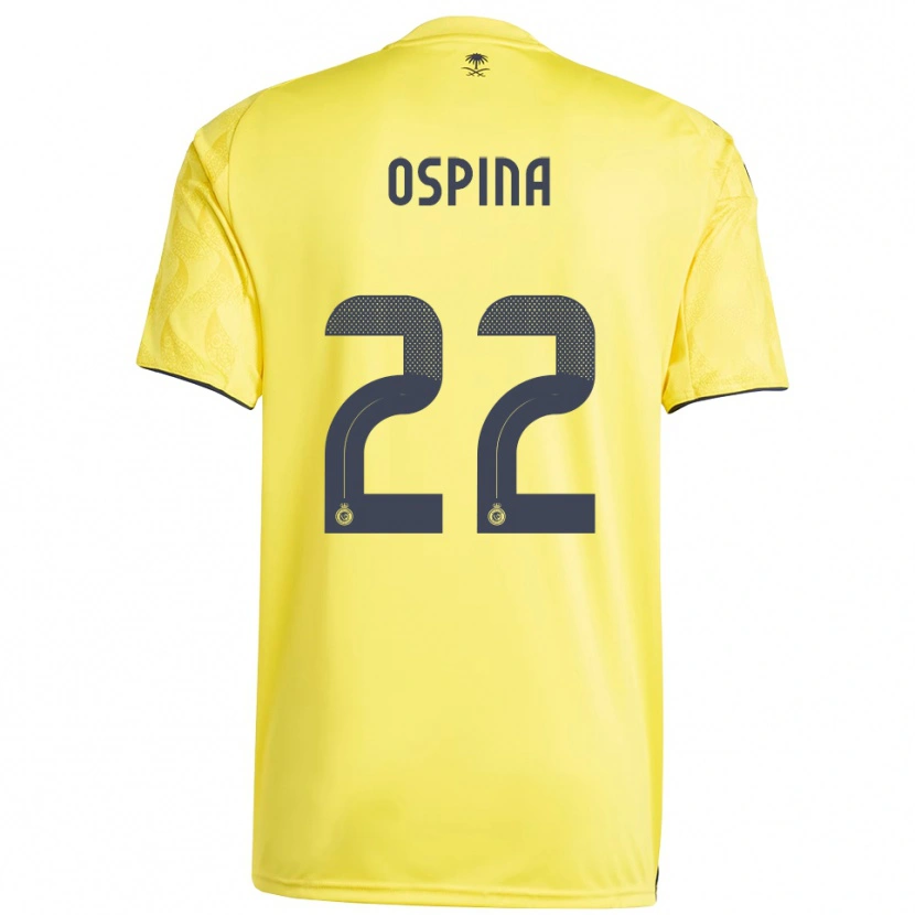 Danxen Dětské David Ospina #22 Žlutočerná Domů Hráčské Dresy 2025/26 Dres