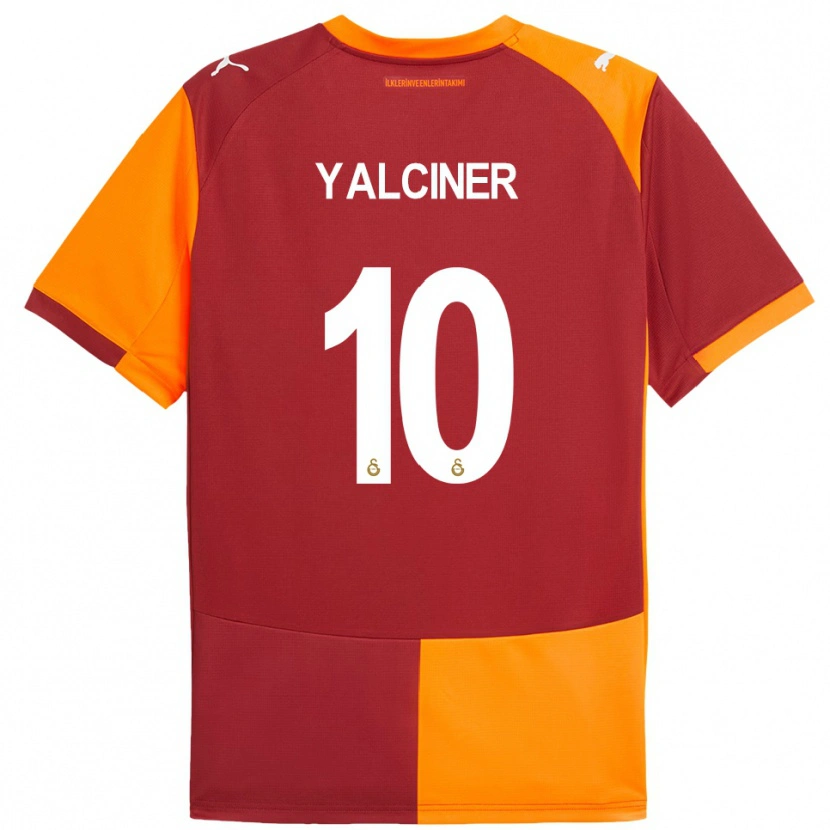 Danxen Dětské İsmigül Yalçıner #10 Červeno-Oranžová Domů Hráčské Dresy 2025/26 Dres