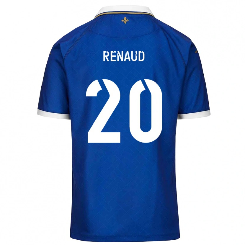 Danxen Dětské Tom Renaud #20 Modrá Zlatá Domů Hráčské Dresy 2025/26 Dres