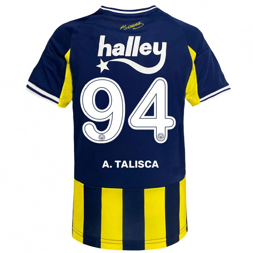 Danxen Dětské Talisca #94 Žlutá Tmavě Modrá Bílá Domů Hráčské Dresy 2025/26 Dres