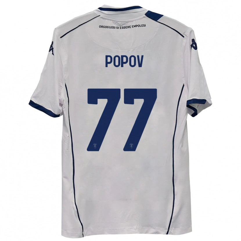 Danxen Dětské Bogdan Popov #77 Tmavě Modrá Daleko Hráčské Dresy 2025/26 Dres